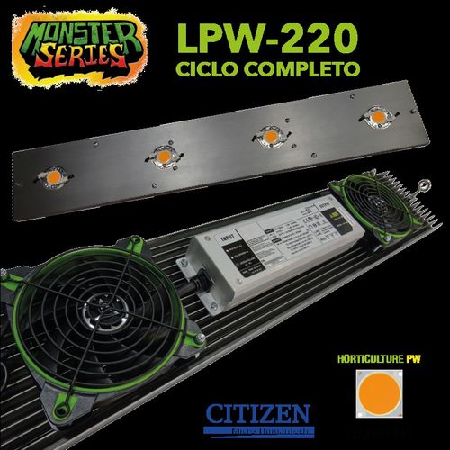 LED Linear 220w horticulture LPW